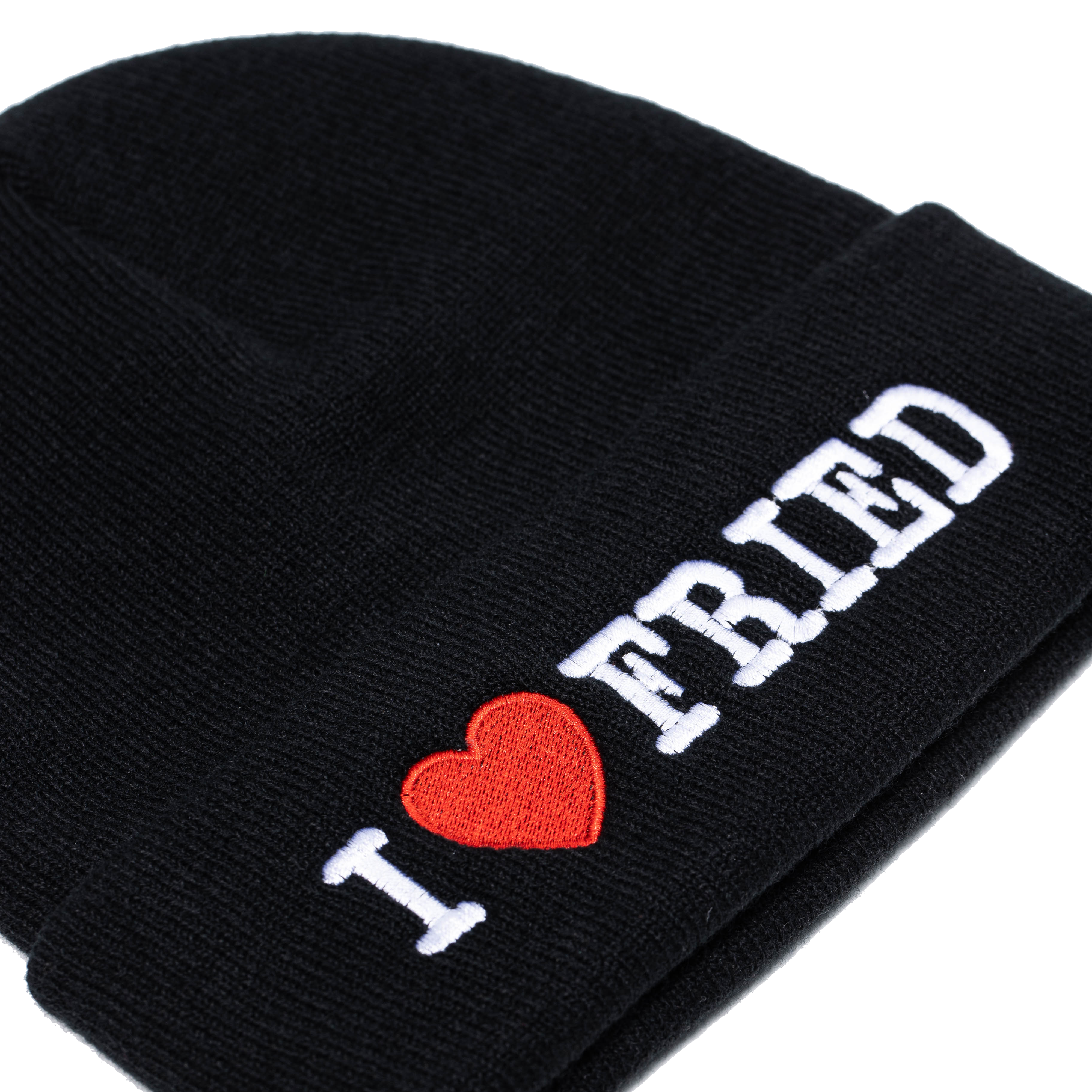 i heart fried beanie