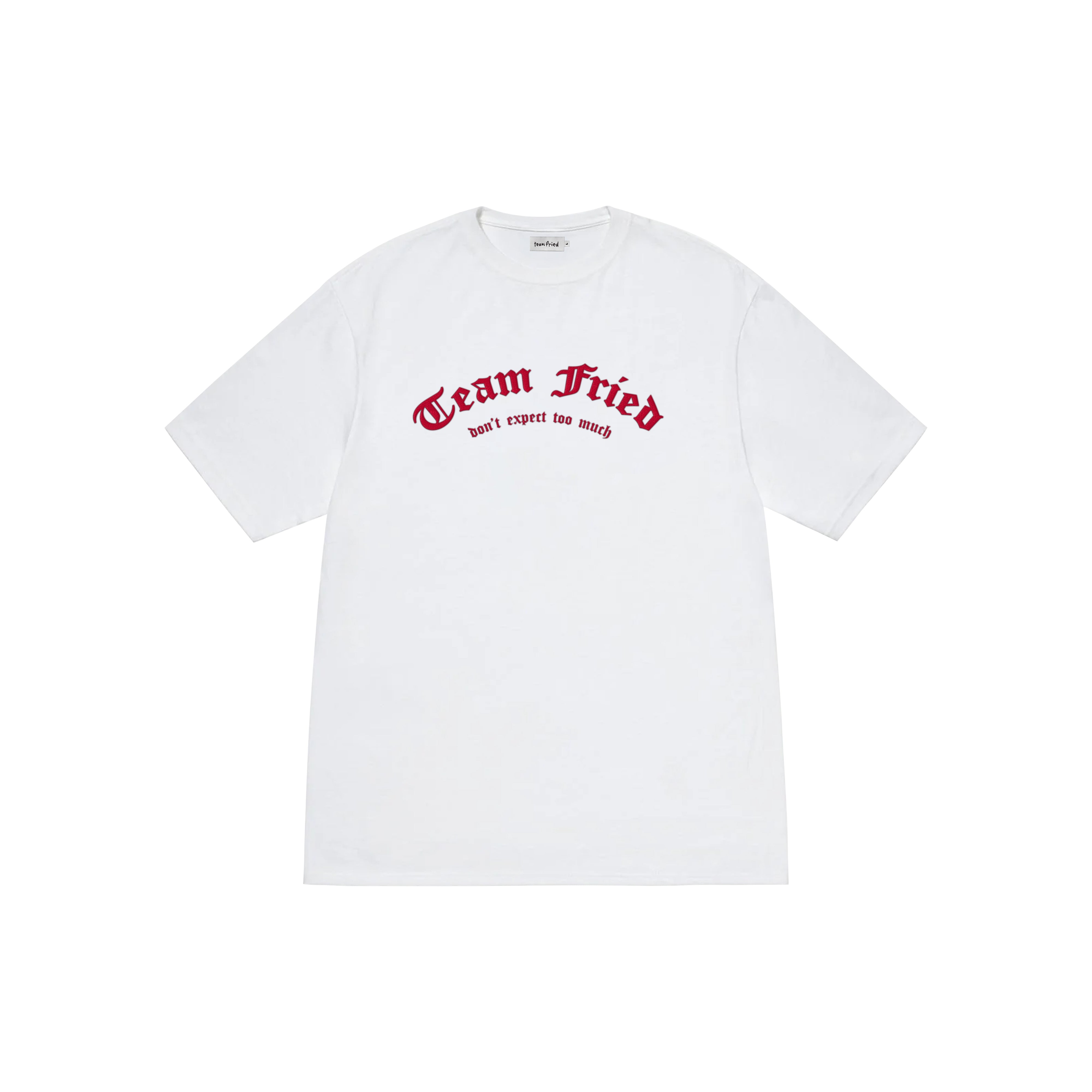 olde english t-shirt white