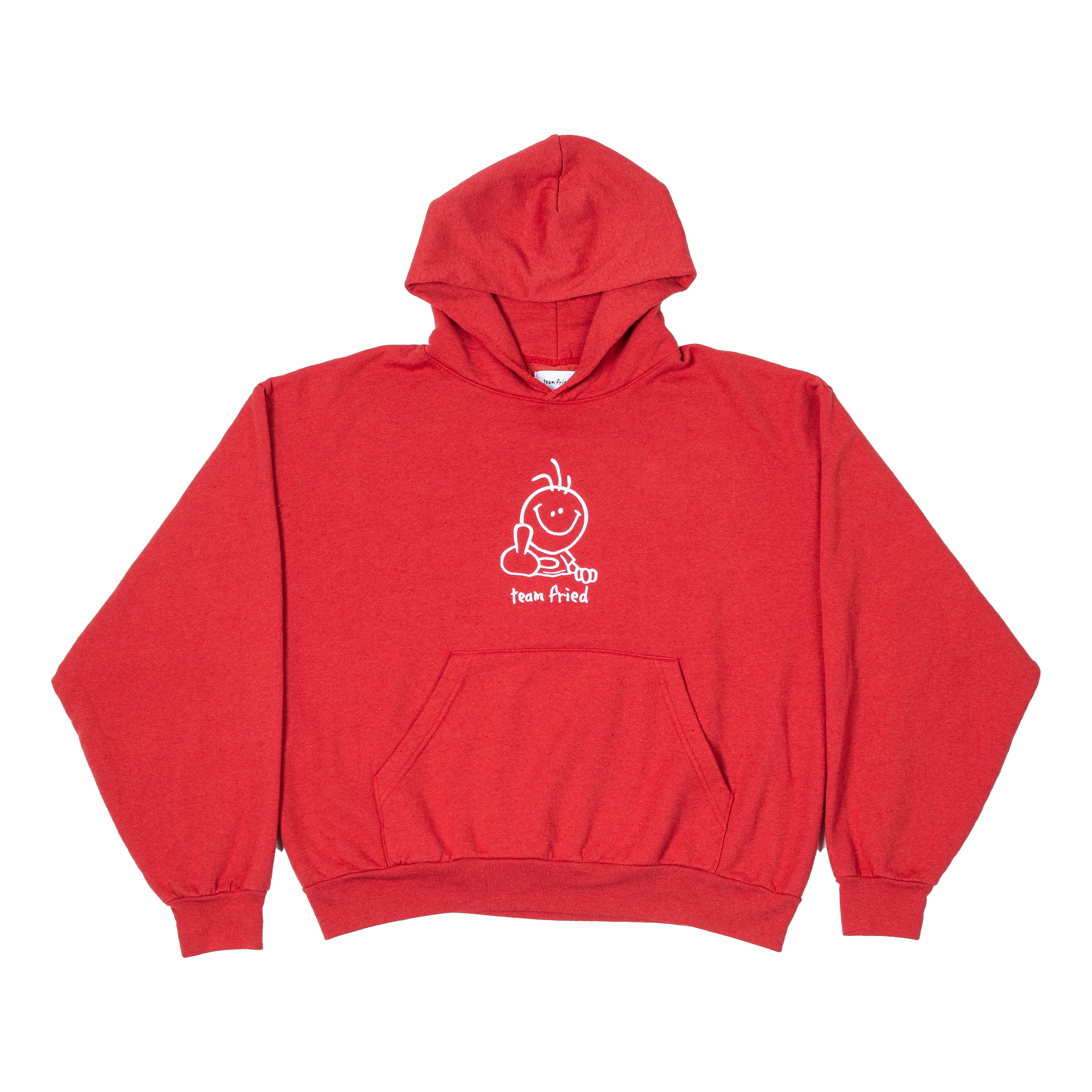 fried greetings distressed hoodie