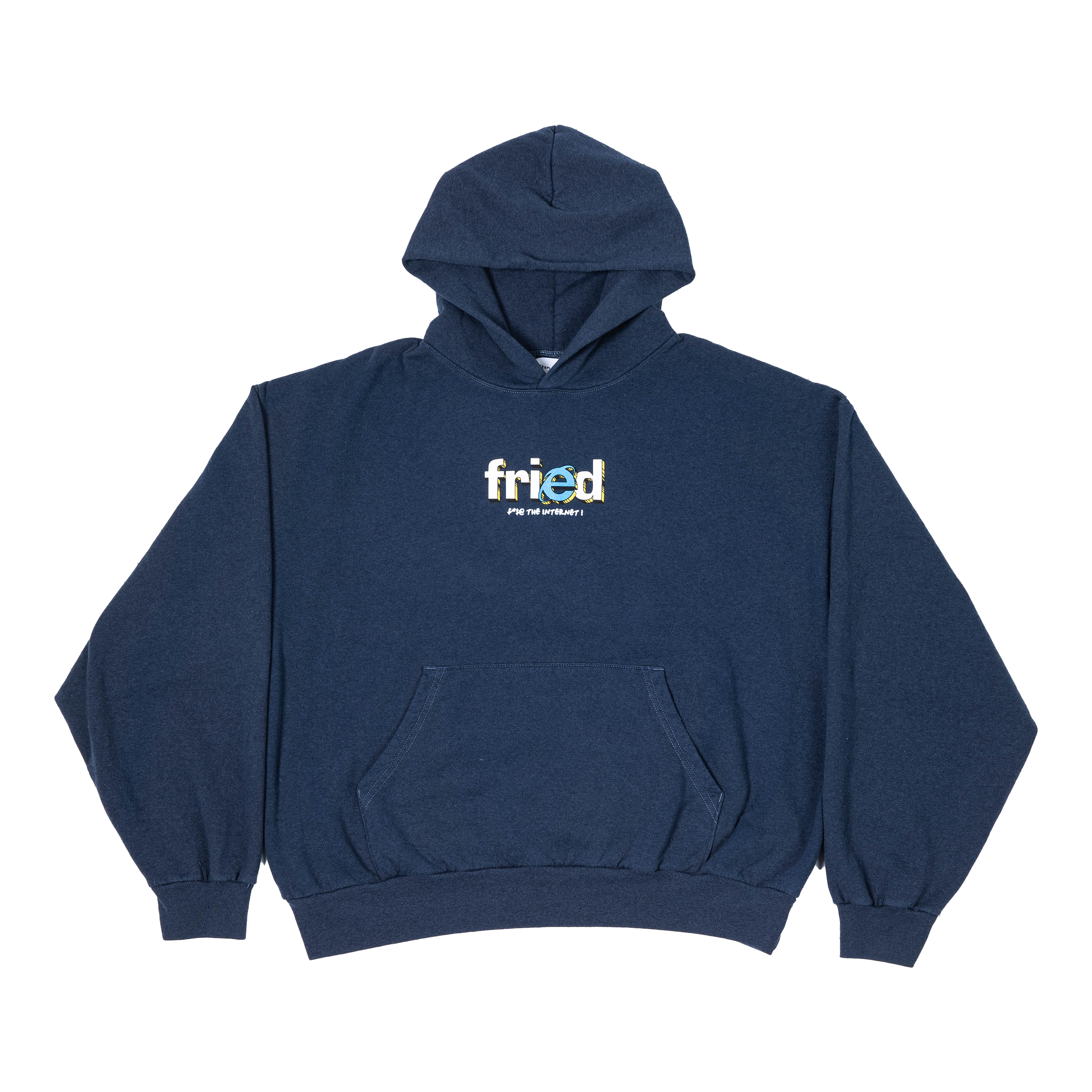 internet distressed hoodie