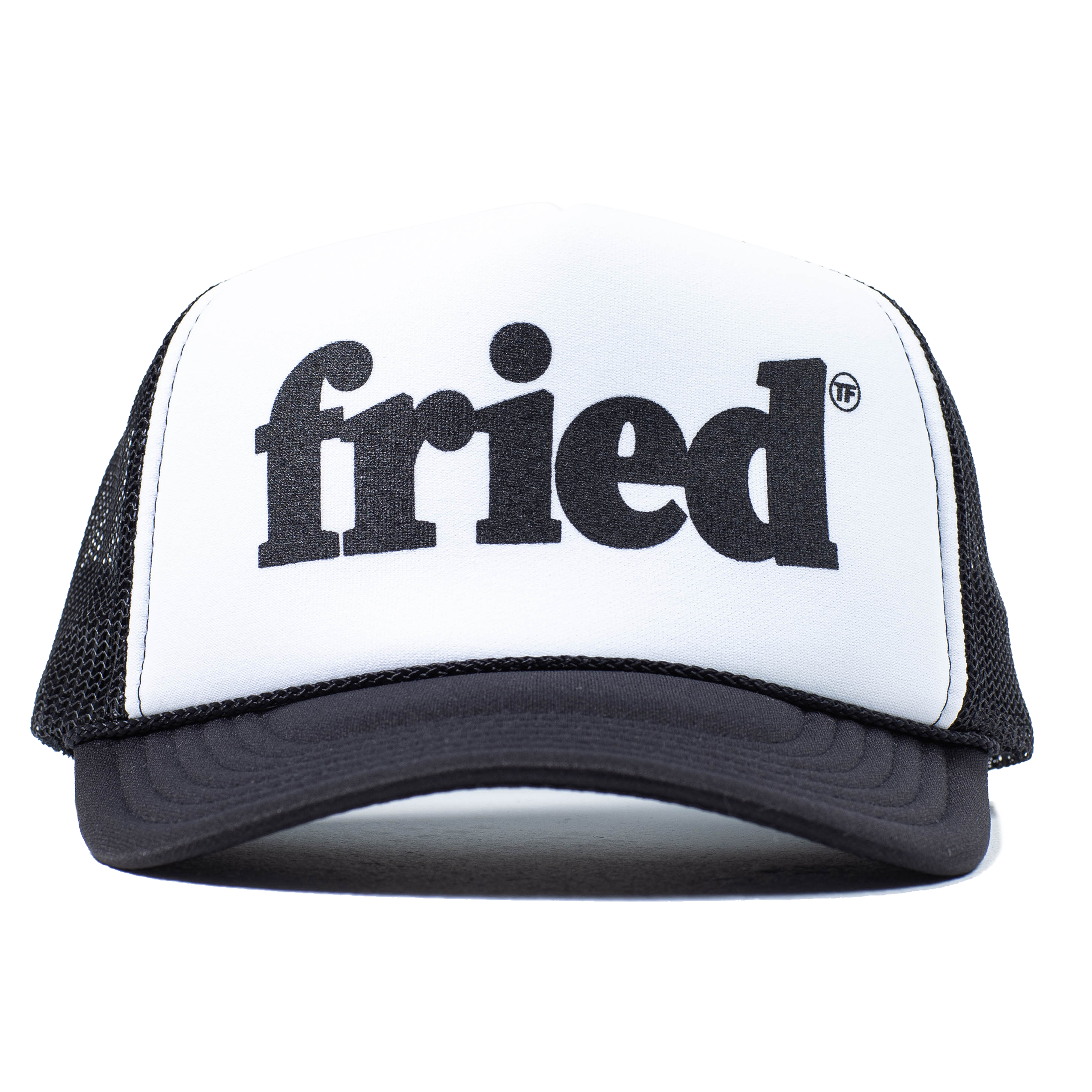 fried staple foam trucker hat