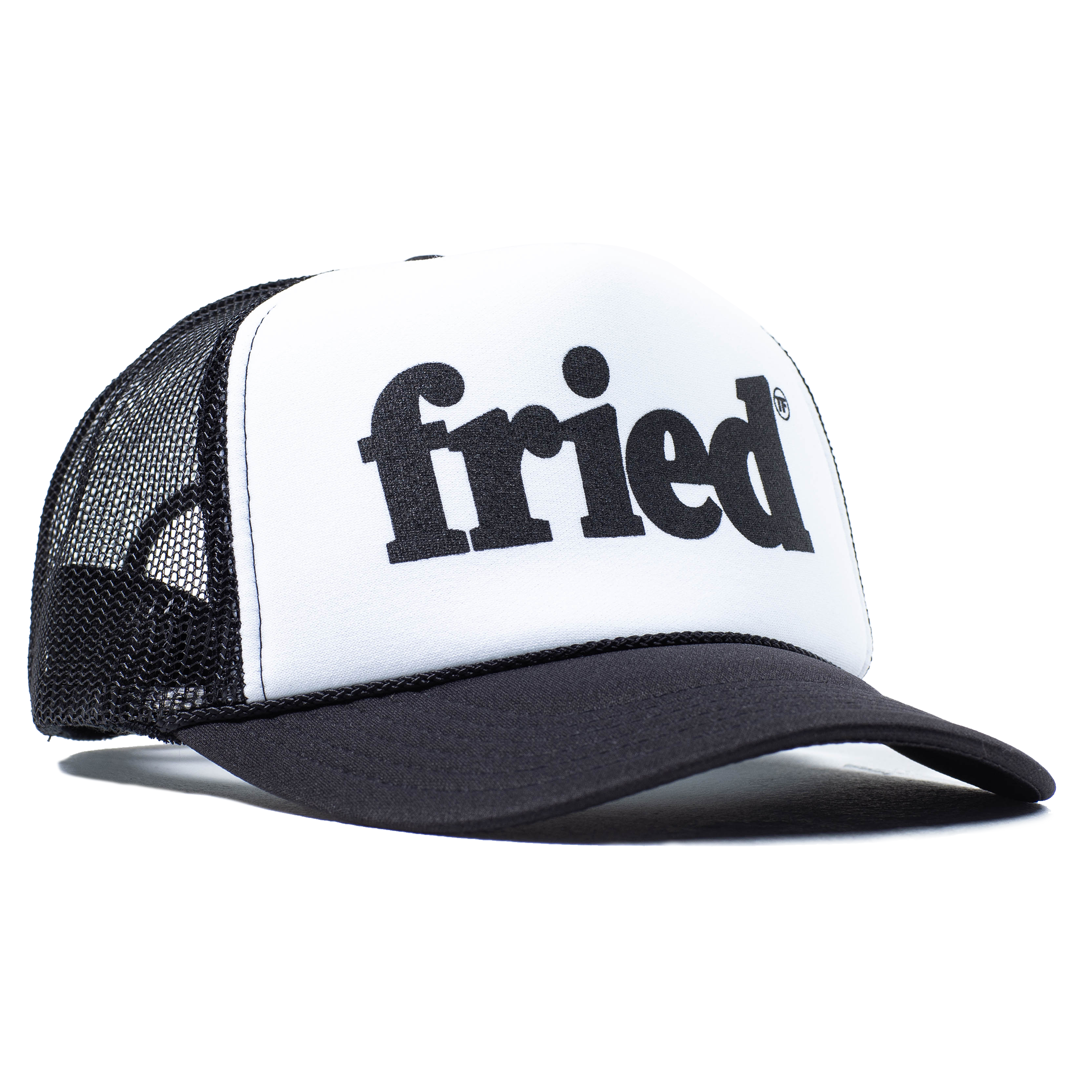 fried staple foam trucker hat
