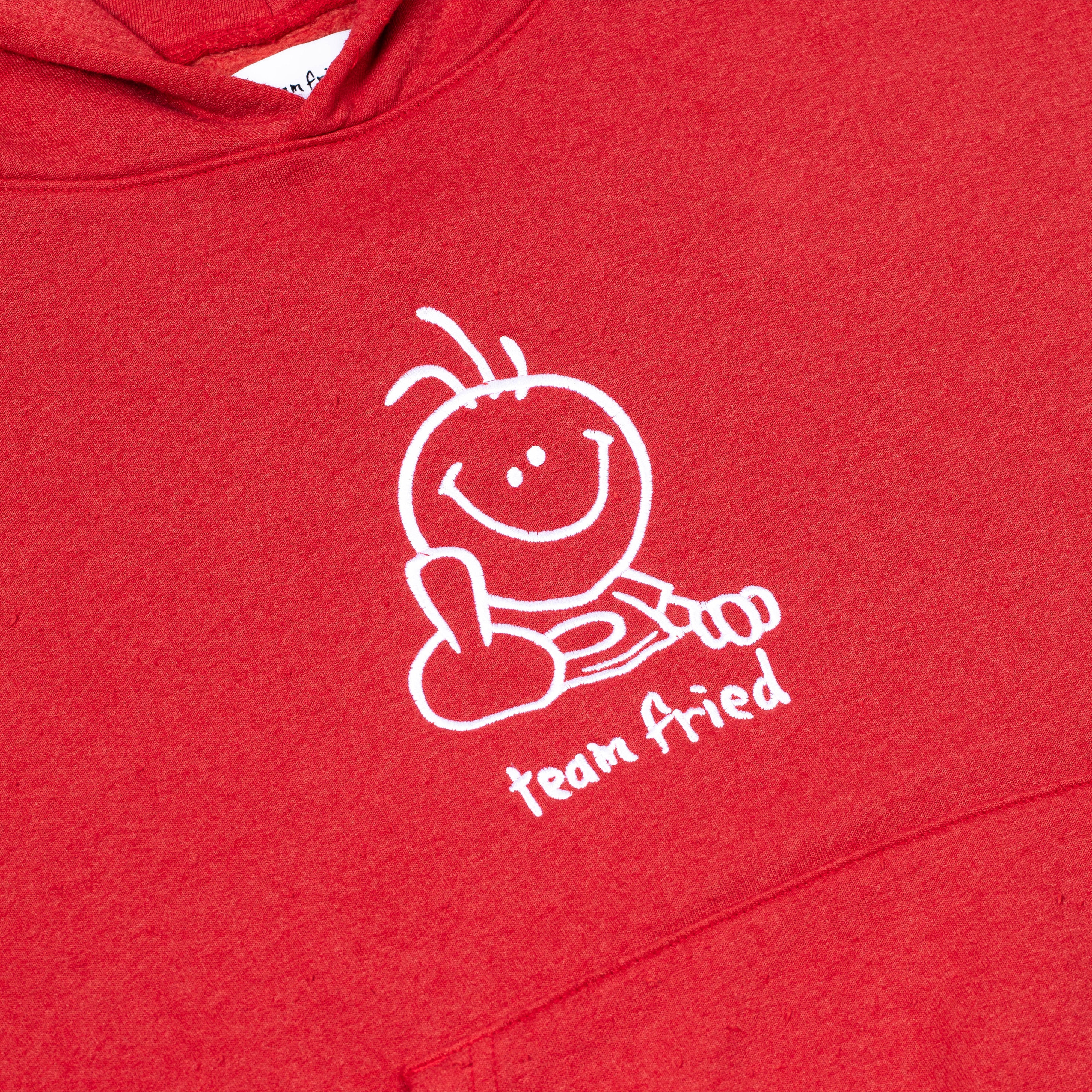 fried greetings distressed hoodie