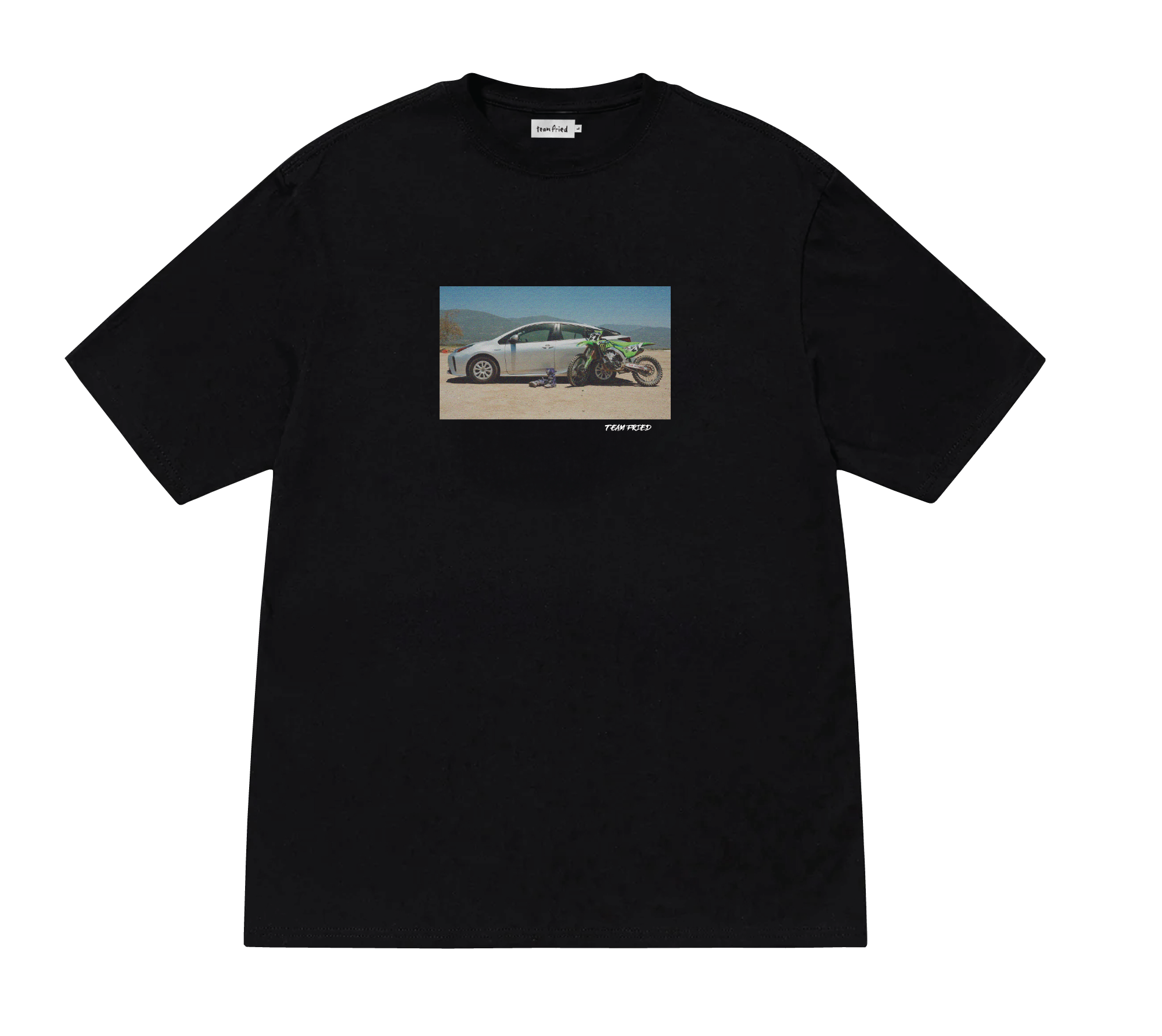 foreign t-shirt black